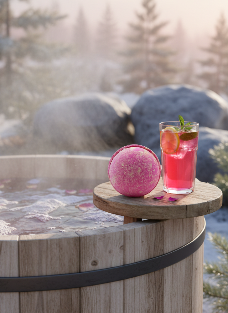 Jumbo Pink Lemonade Badebombe