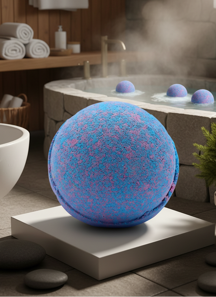 Jumbo Baby Powder Badebombe